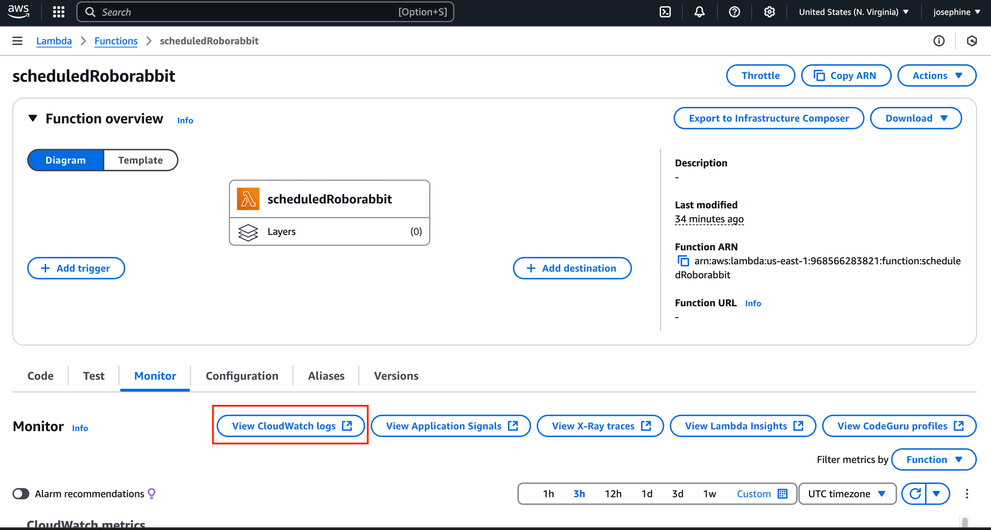 Configuring an EventBridge Schedule - CloudWatch logs.png