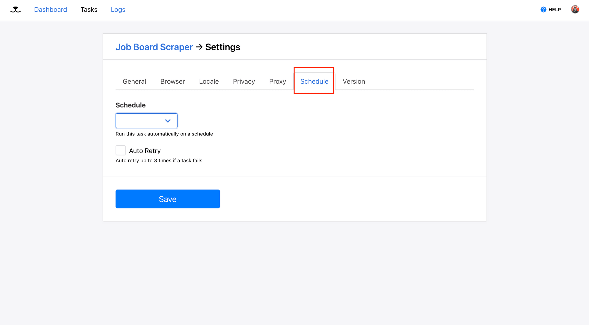 Roborabbit - Task Settings - Schedule.png